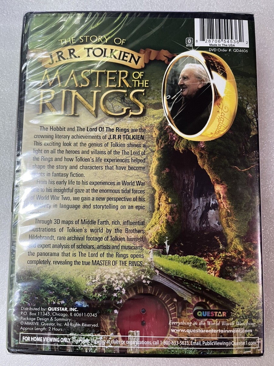 Master of the Rings - The Story of JRR Tolkien (DVD, 2017 Quester 