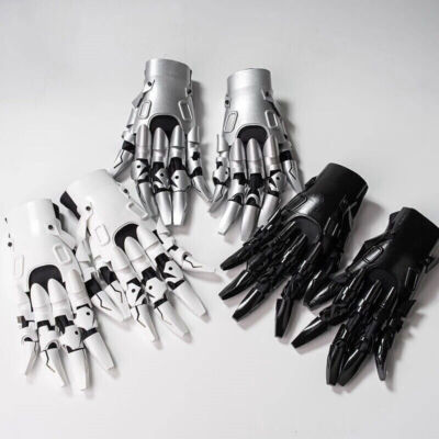 Disc Jockey Punk Gloves Cosplay Functional Punk Cyber Mechanical Gauntlet Gloves