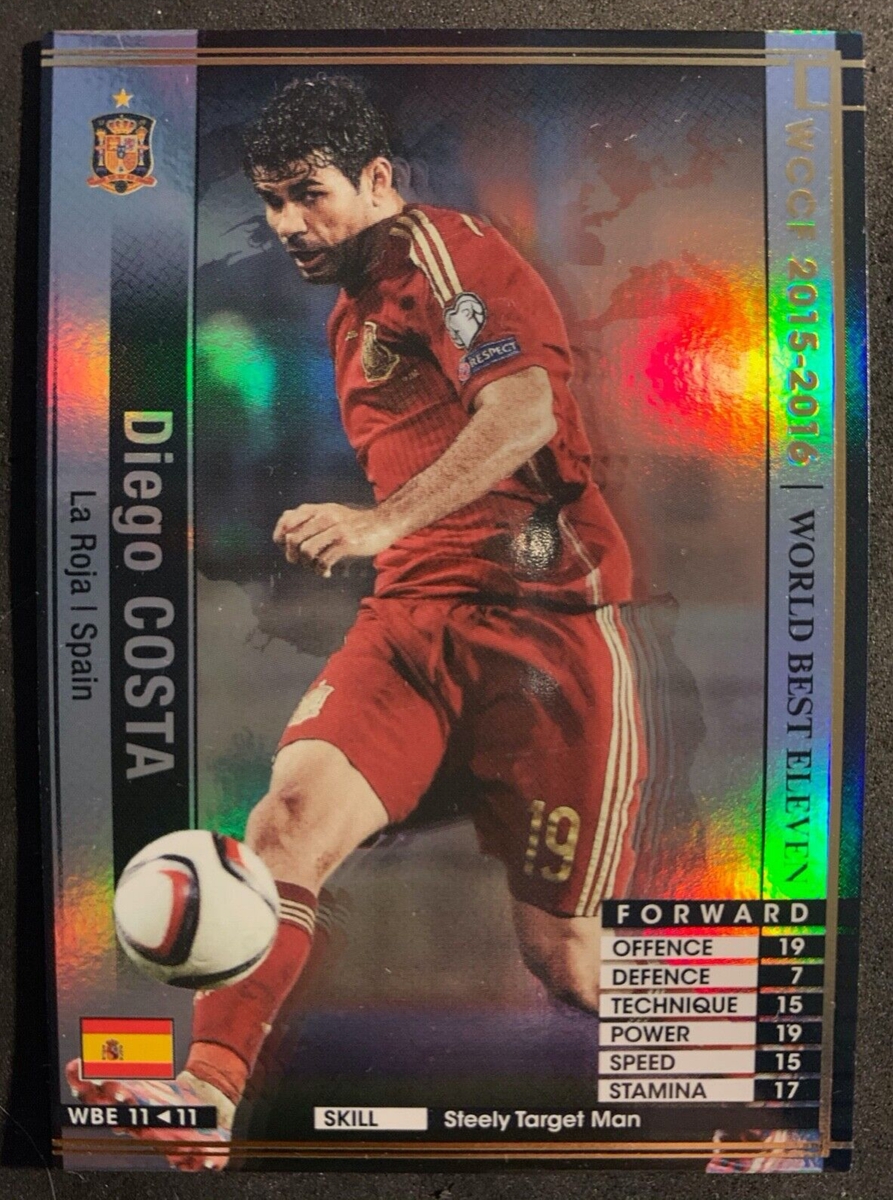 2015-16 Panini WCCF World Best Eleven Diego Costa La Roja