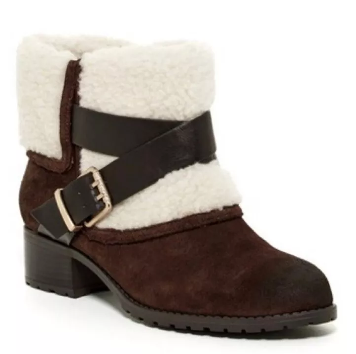 Charles by charles david clearance jen faux shearling lined bootie