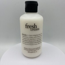 Philosophy Fresh Cream Shampoo Shower Gel Bubble Bath 6 oz NEW