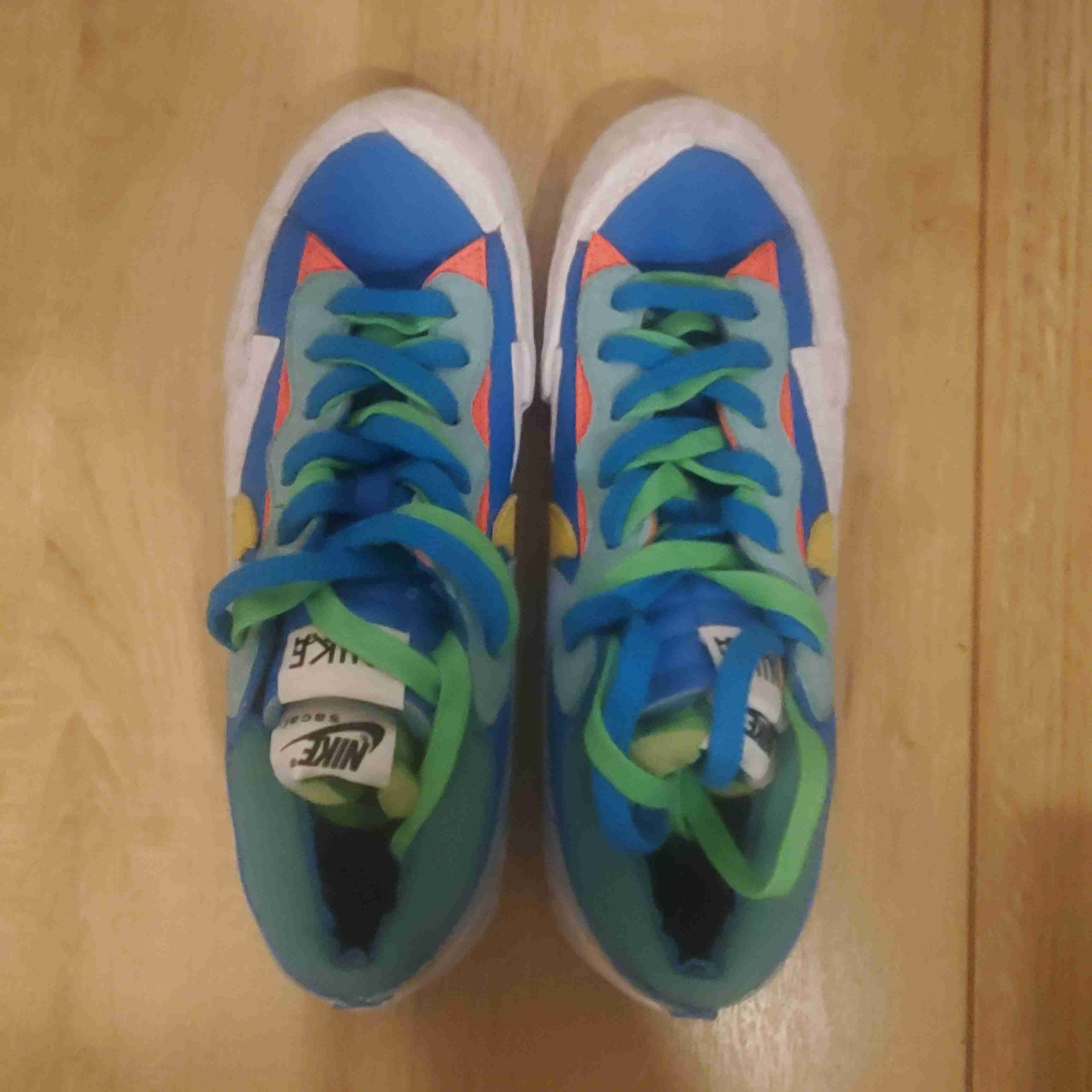 SACAI X NIKE Nike x Sacai x Kaws Blazer Sneaker Bassa Blu Nettuno Uomo Taglia 7 5 Donna S 9 5