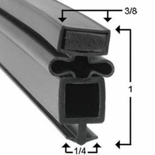 True 810862 Black Narrow Gasket