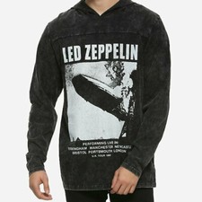 NEW OFFICIAL Led Zeppelin Hoodie Sweatshirt replica 1969 tour sweater rock