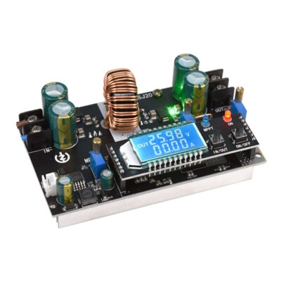 300W Automatic Buck Boost Power Supply Module MPPT Solar Controller with Display