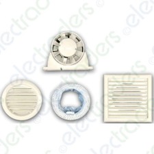 Deta 4640 In-Line Shower Extractor Fan Kit (Timer Model)