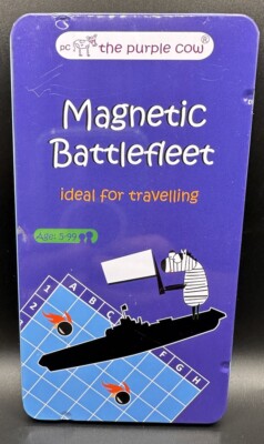The Purple Cow - Magnetic Battlefleet/Battleships - Ideal For Travelling