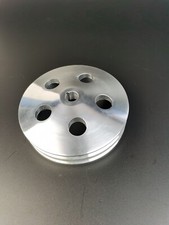 Gm Chevy Keyway Aluminum Power Steering Pump Pulley Sbc Bbc Olds Pontiac 350 454