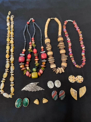 Lot of Assorted Vintage Costume Jewelry from the 70’s and the 80’s