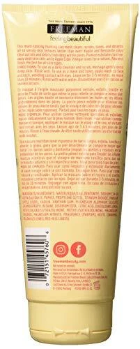2 X Freeman Facial Apple Cider Vinegar Clay Mask + Scrub 175ml Tones & Purifies - Image 4 of 4