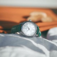 New Hamilton Jazz master Lady White Mother of Pearl Dial Women's Watch H32275890 4