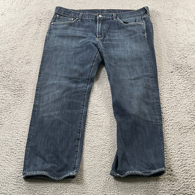 Citizens of Humanity Jeans Men's 38x28 Sid Relaxed Straight Leg Dark Wash USA