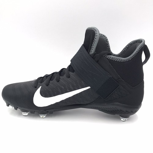 Nike Alpha Menace Pro 2.0 Football Cleats - Black White CK4277-001 Men Size 11.5 - Picture 8 of 11