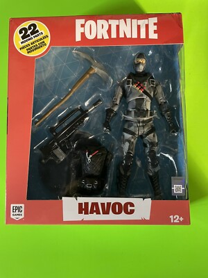FORTNITE HAVOC EPIC GAMES MCFARLANE TOYS 7''' ACTION FIGURE 22 PARTS