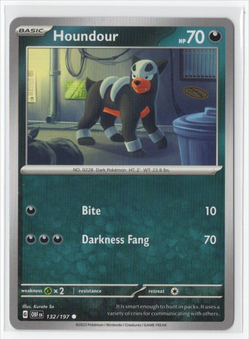 Pokemon Obsidian Flames 132/197 Houndour