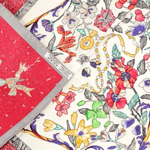 Hermes Scarf PIERRES D'ORIENT ET D'OCCIDENT 90cm Silk Carre ZOE PAUWELS - Picture 5 of 6