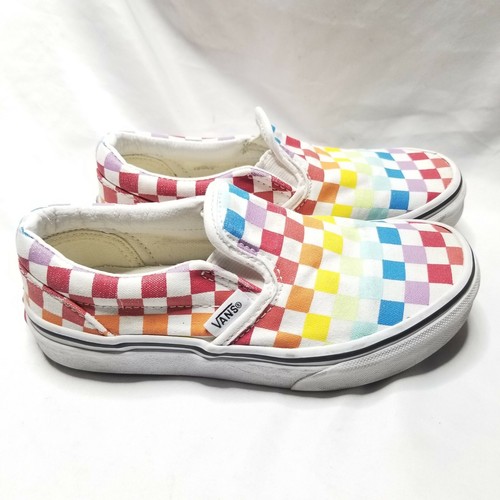 checkered vans colored