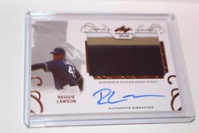 REGGIE LAWSON 2016 LEAF TRINITY JERSEY AUTOGRAPH GREAT PATCH S.D. PADRES ROOKIE