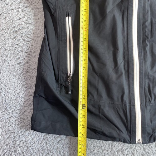 Windbreaker Jacket Womens Medium Solaris Black Coat Size Medium Polyester - Picture 22 of 23
