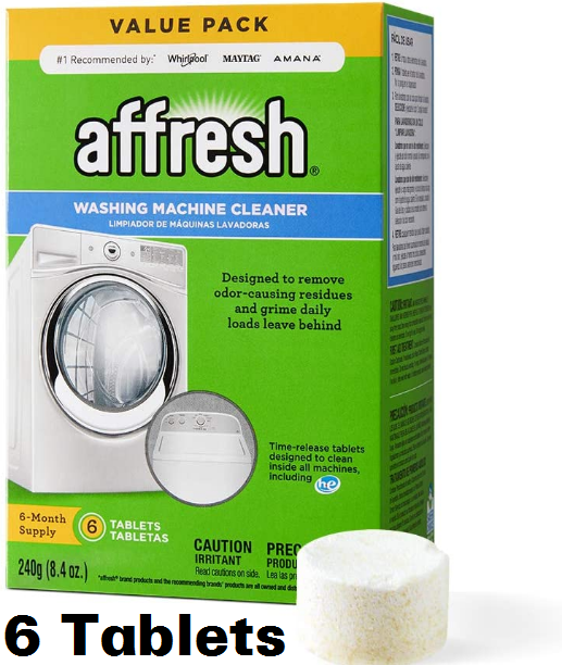 Affresh Washing Machine Cleaner, 6-Month Supply, Tablets, Value Pack