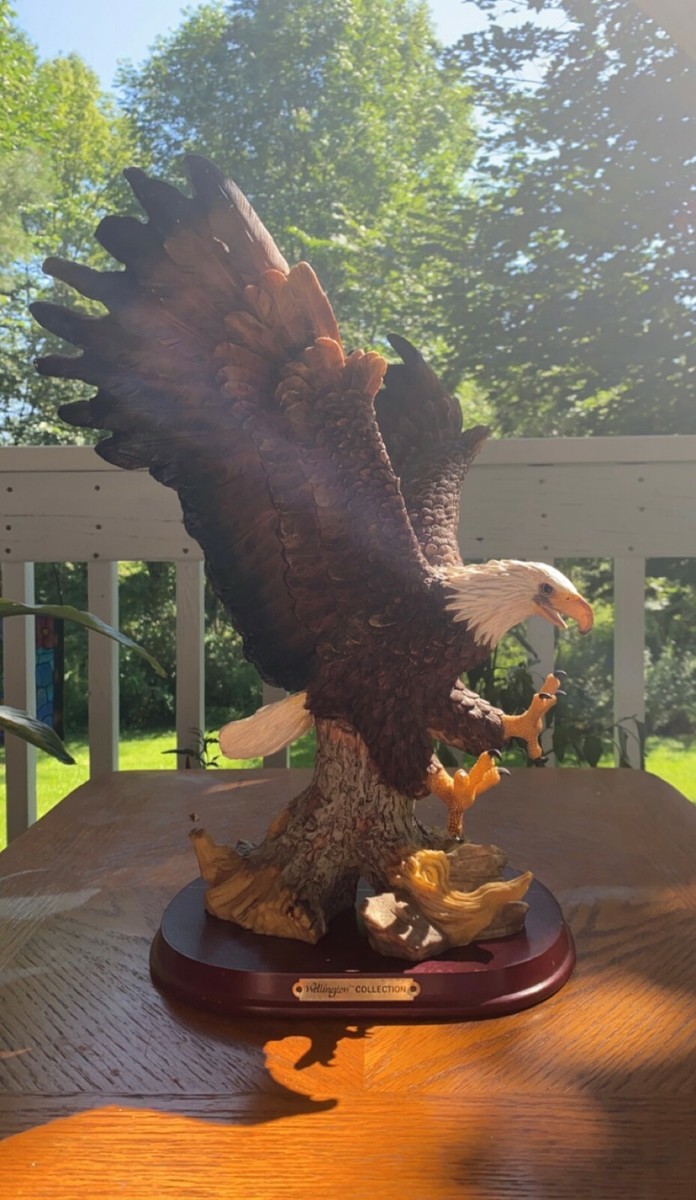 貴重！アメリカヴィンテージ カリフォルニア西海岸イーグル鷹の置物