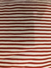 QT Fabrics red and white stripe fabric sold by the yard