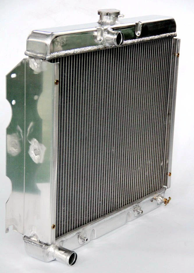 NUEVO RADIADOR ALUMINIO 22" NÚCLEO ANCHO 3 FILAS 63 64 65 66 67 68 69 COCHES DODGE MOPAR Foto 4 de 4