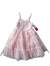 NWT Zunie Girls 7 Pink Tulle Special Occasion Party Dress Sleeveless NEW
