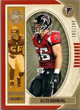 2019 Panini Legacy - Red Legends #108 Keith Brooking /299