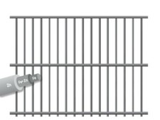 RETE METALLICA75X13  H.76 FONDO GABBIA CONIGLI POLLI GABBIE DOPPIA AGRICOLTURA