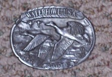 Waterfowl USA, Mallards, Belt Buckle, Limited Edition, 1993-1994