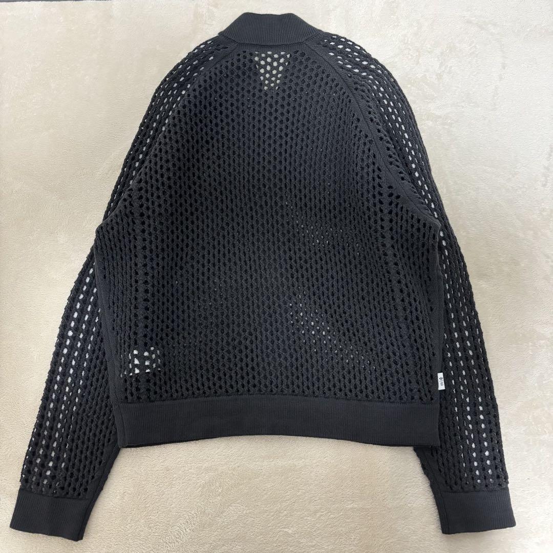 Adidas X Clot Crochet Track Top Carbon Men XL Collabloration Adidas X Clot Crochet Track Top Carbon Men XL Collabloration
