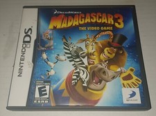 Madagascar 3: The Video Game (Nintendo DS, 2012) Complete with Manual