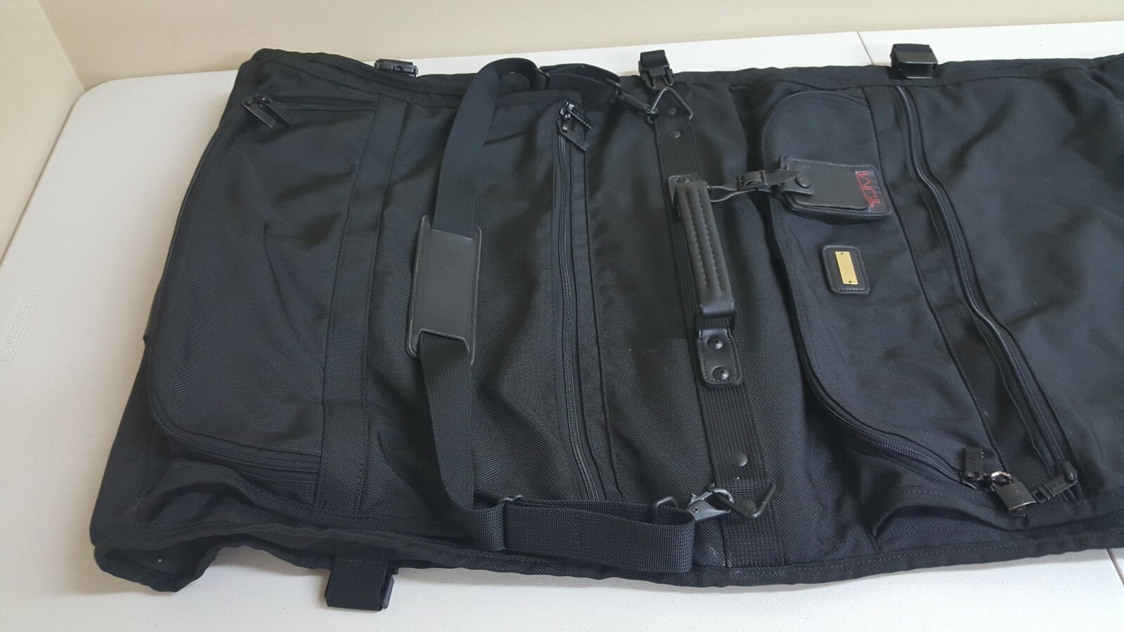 Genuine TUMI bifold Hanging Garment Bag Suiter Suitcase Luggage dress