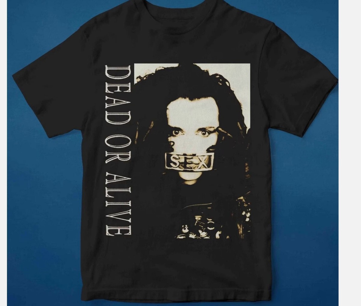 New Dead or Alive Band Heavy Cotton Black All Size Unisex Tee