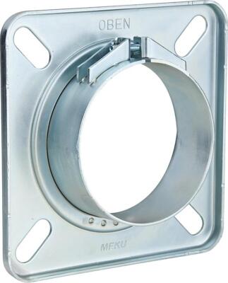 Universal Brennerflansch 80 mm Meku für Ölbrenner