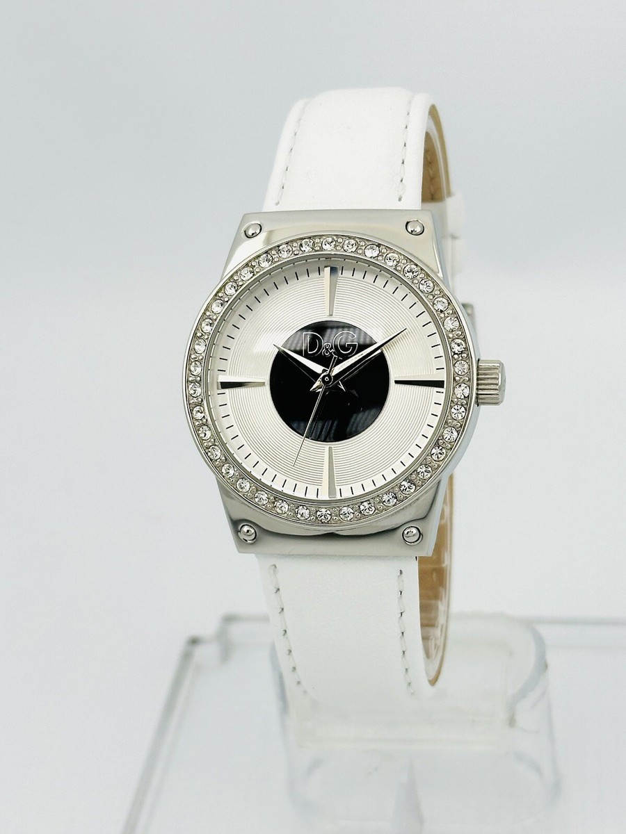 D&G Dolce & Gabbana Women's DW0526 Sundance Mirror Dial White
