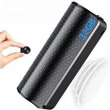 Digital Spy Voice Activation Recorder Mini Hides Recording Devices 32GB