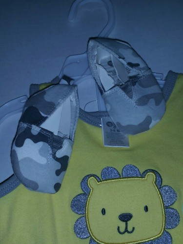 Baby Gear Infant Unisex Camo 3-PC Set Size 3/6 Months NWT - Picture 3 of 3