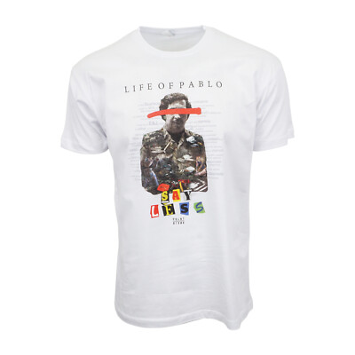 POINT BLANK LIFE OF PABLO T SHIRT WHITE RED