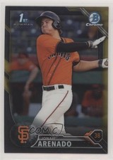 2016 Bowman Chrome Prospects Black & Gold Refractor Jonah Arenado #BCP240 2f9