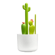 Boon Cacti Bottle Cleaning Brush Set - Includes Bottle Brush, Nipple Brush,