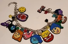 DISNEY'S INSIDE OUT MOVIE CHARM BRACELET NEW