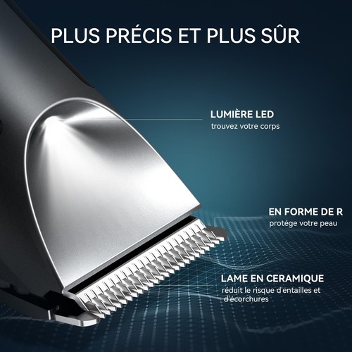 Body Hair Trimmer for Men, Electric Groin Hair Trimmer, Rechargeable Body Gro... - Picture 7 of 9