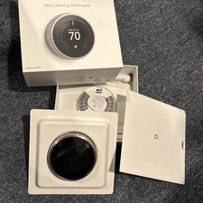 GOOGLE Nest 3rd Gen Smart Learning *Thermostat ONLY* **FOR PARTS**
