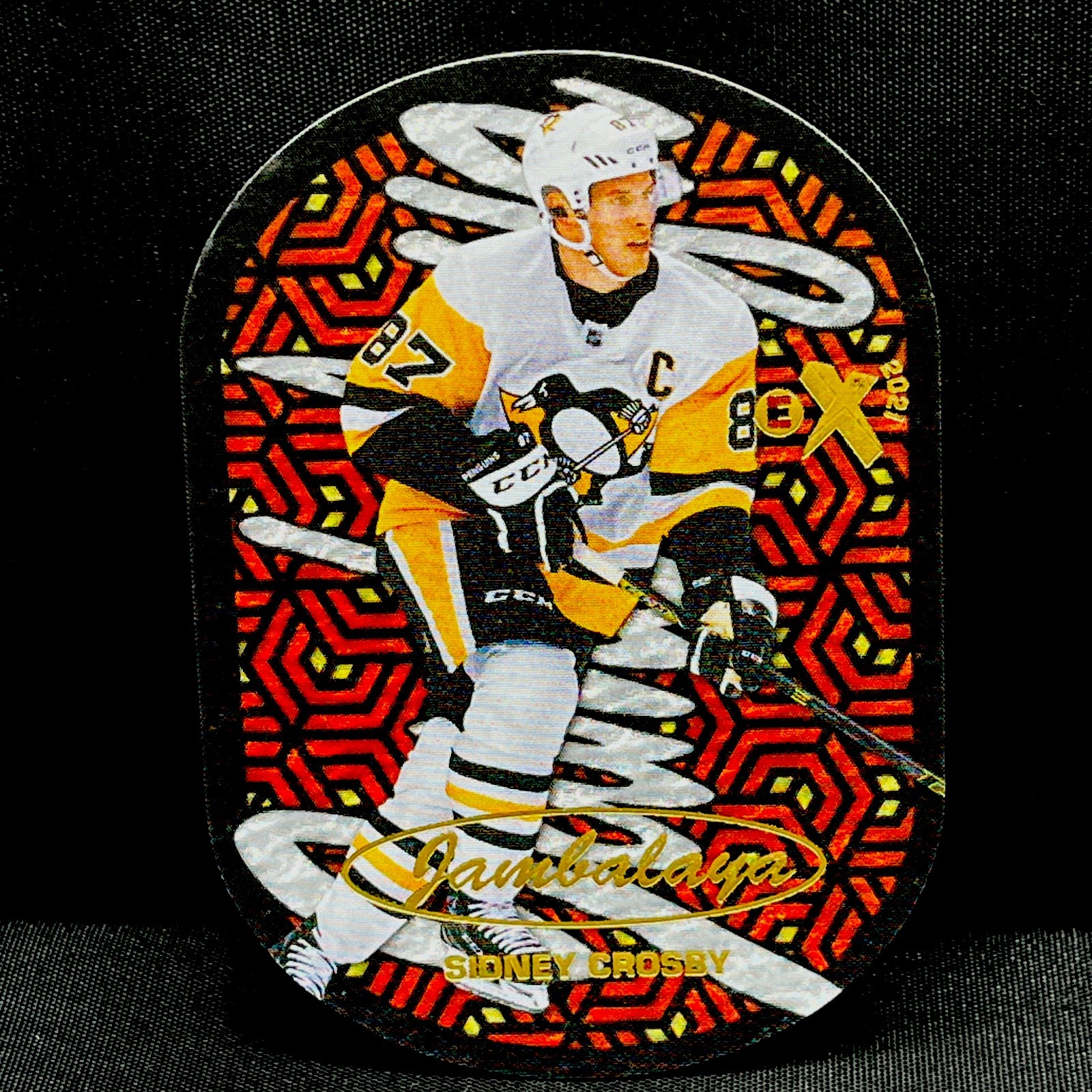SIDNEY CROSBY 2020-21 Skybox Metal Universe SP Jambalaya Penguins