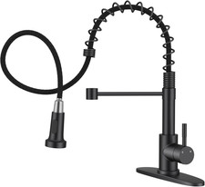 Kitchen Faucet with Pull down Sprayer, High Arc Single Handle Kitchen Sink Fauce