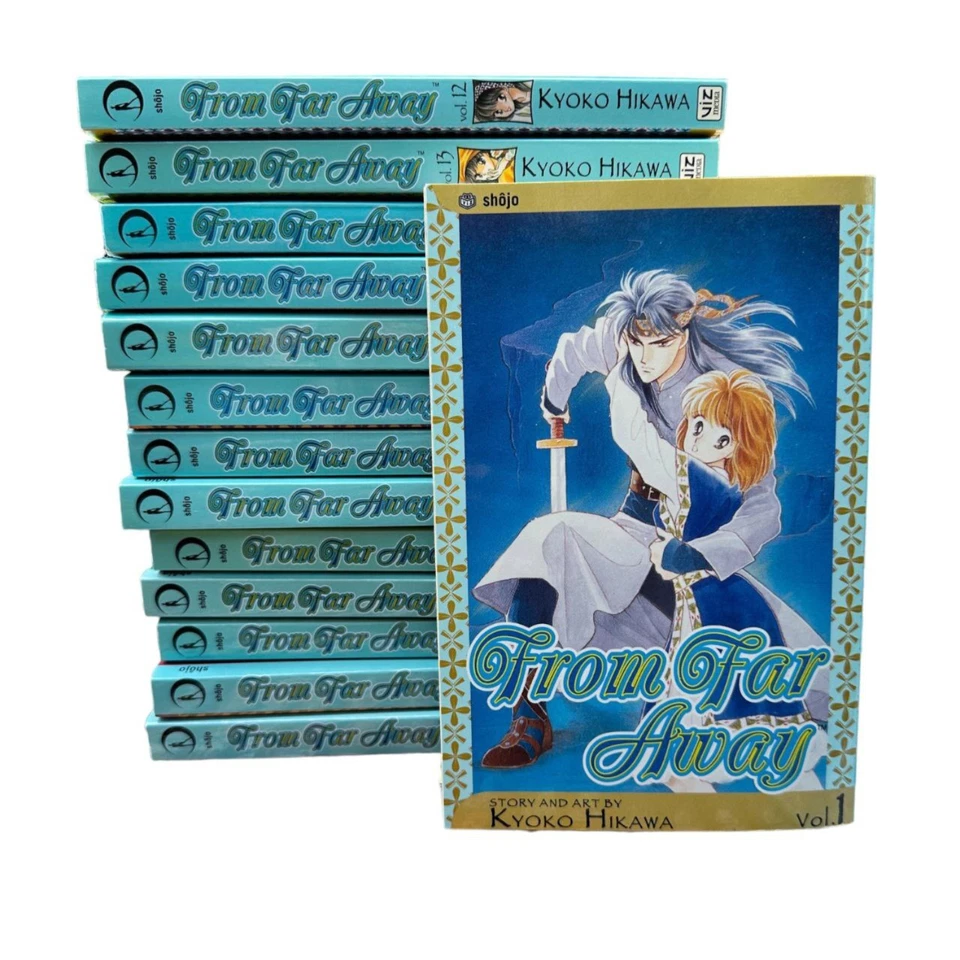 From Far Away Manga de Kyoko Hikawa JUEGO COMPLETO Volumen 1-14 Cómic DHL EXPRESS Foto 3 de 4