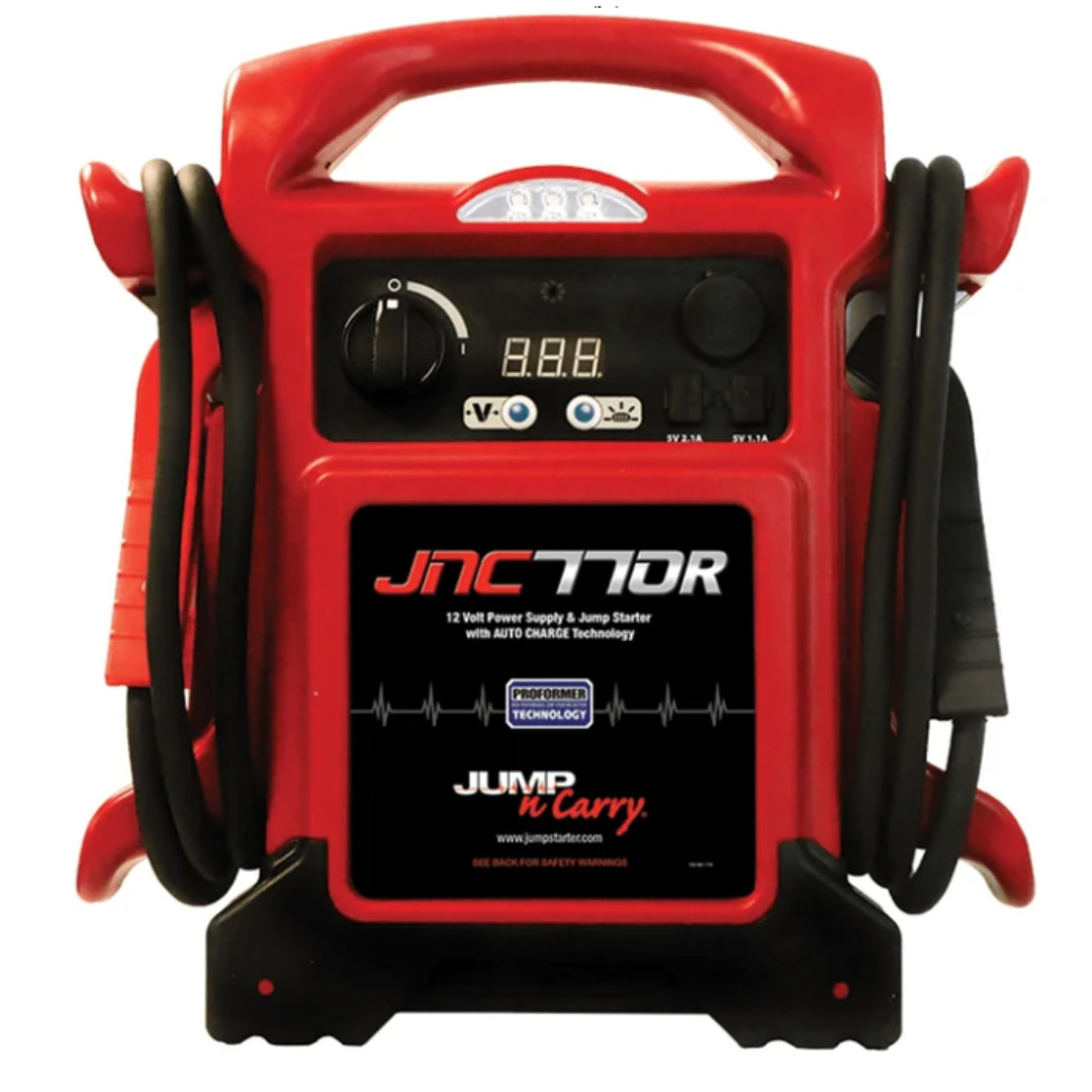 Jump-N-Carry JNC770R 1700 Peak Amp Premium 12 Volt Jump Starter - Red
