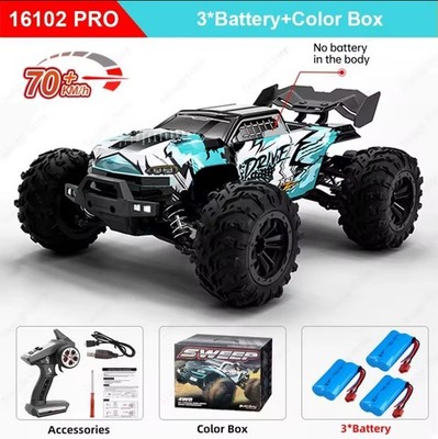 Teeggi RC Auto 16101 1:16 4WD Drift 70kmh LED Neu